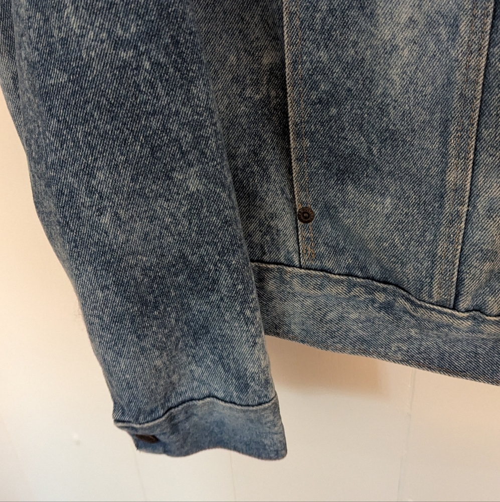 Vintage rustler acid wash denim jacket - Picture 4 of 6